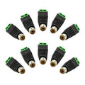 Rca Female 2 Pin Terminal Block To Audio Female Rca Connector Adapter