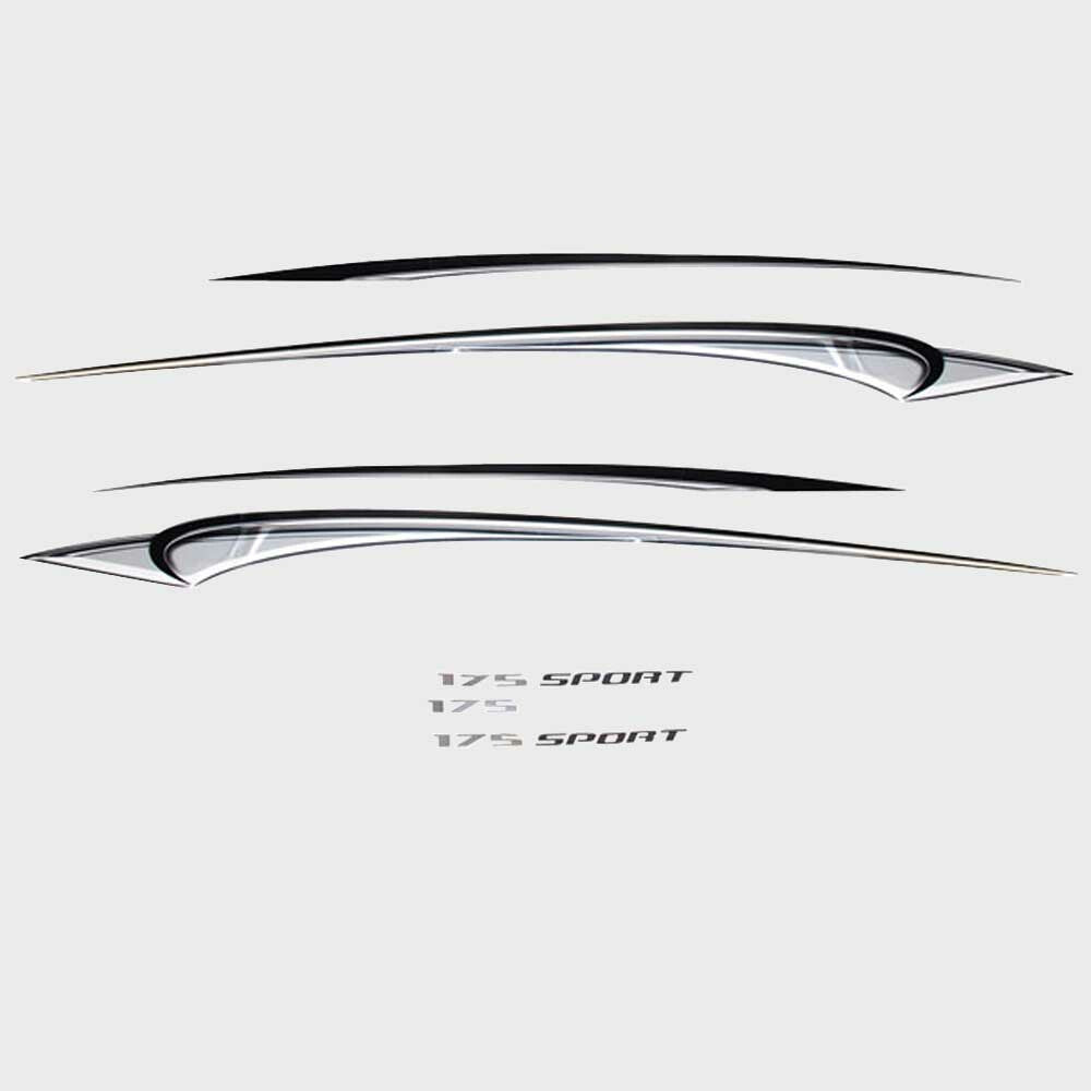 Sea Ray OEM Graphic Hull Decals Set of 7 by Sea Ray