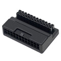 90 Degree Atx 24pin Female To Male Connector Prolonged Plastic Power