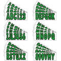 4sets Watercraft Registration Numbers 3"lettering Vinyl Boat