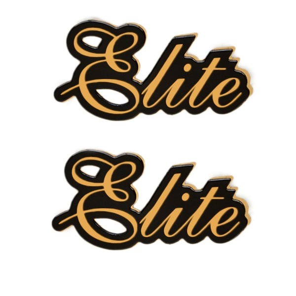 Ski Centurion Boat Raised Decal Elite Black Gold Stickers Pair by Ski Centurion