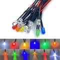 Pre-Wired 5mm LED Bulb Light 3-380V