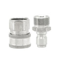Stainless Steel 3/8 Inch Quick Connect Spout Adapter For 200bar