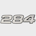 Raised Decal Emblem Mako 161024 Silver Vinyl by Mako