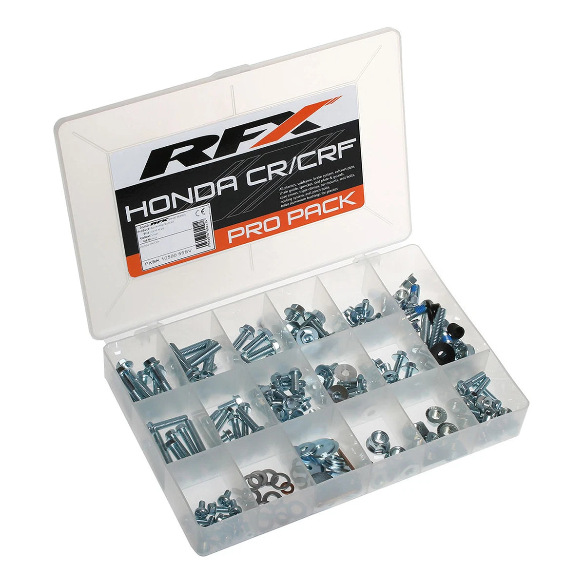 Rfx Bolt Pack Hon For Offroad Vehicles, -Quality Fasteners Fxbk 10503