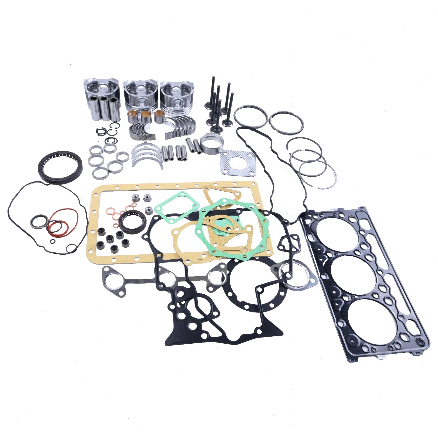 Overhaul Rebuild Kit W/+0.5mm Piston For Kubota D902 D902ebh Engine
