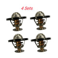 4sets Thermostat 82° For Volvo Penta Md31 Ad41 Kad42 Kad43 Kad300 Ro: