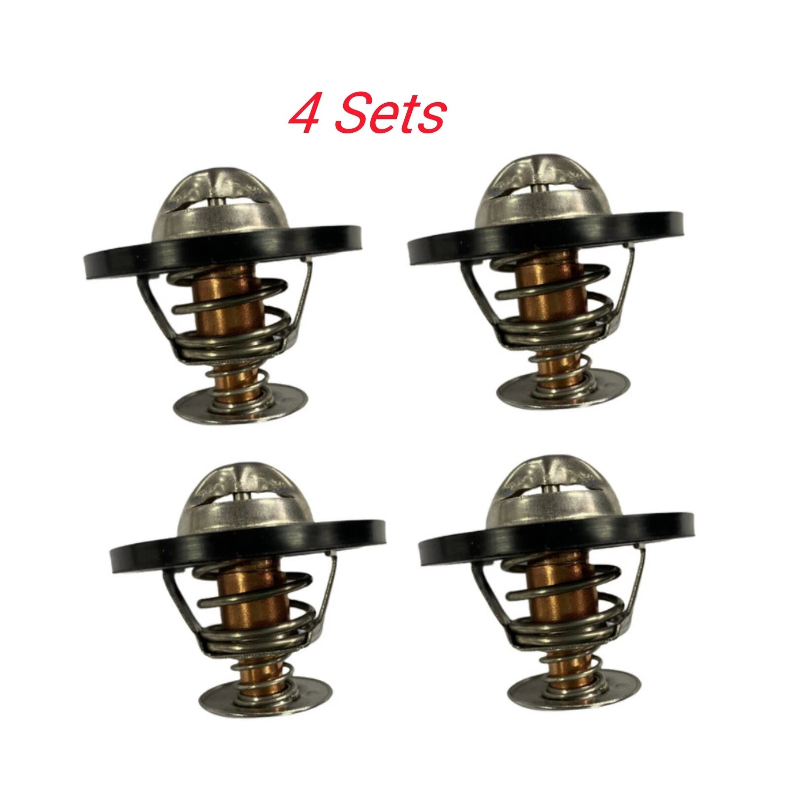 4sets Thermostat 82° For Volvo Penta Md31 Ad41 Kad42 Kad43 Kad300 Ro:
