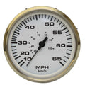 Faria Boat Speedometer Gauge SEK073A Euro Stainless White 4 3/8 Inch by Faria