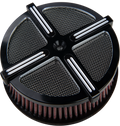 Harddrive X Force Air Cleaner Kit Black/raw For V-twin 2008-2023
