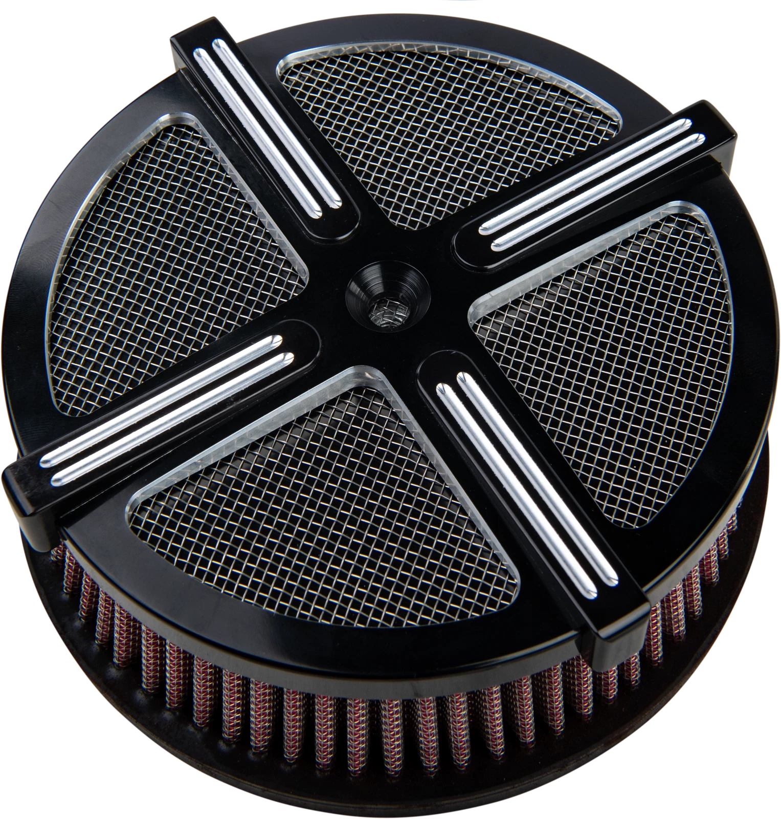 Harddrive X Force Air Cleaner Kit Black/raw For V-twin 2008-2023