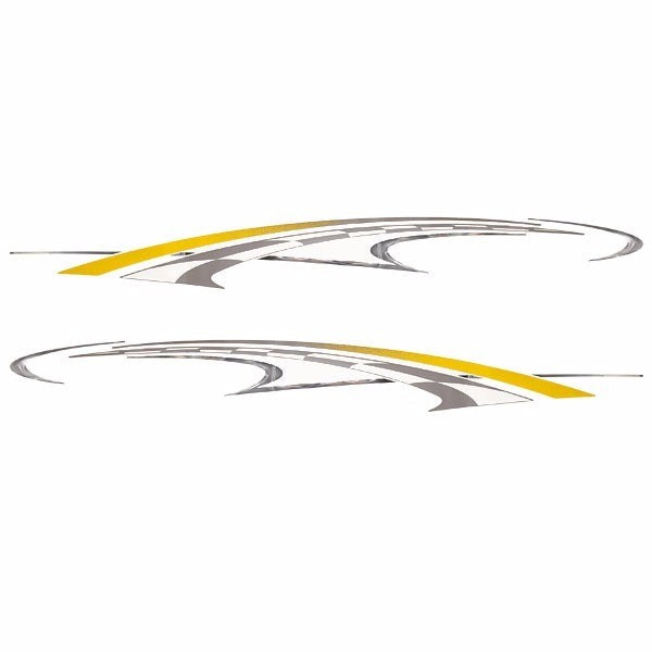 Boat Graphic Decals Rinker Gray Stickers by Rinker