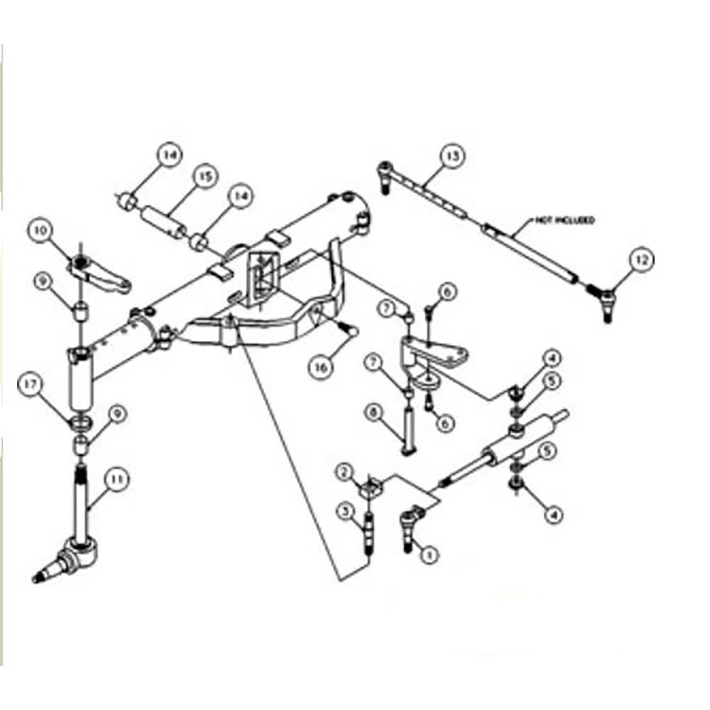 Complete Front Axle Overhaul Kit Fits Case-ih 786 886 986 1066 1466