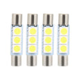 Set Of 4 White Led St650503smd 29mm B6led Fuse | Hook & Hull Co