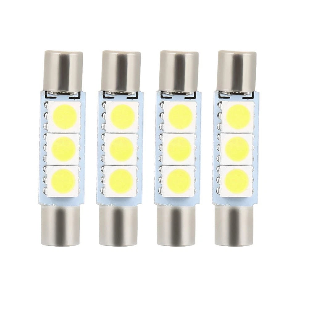 Set Of 4 White Led St650503smd 29mm B6led Fuse | Hook & Hull Co