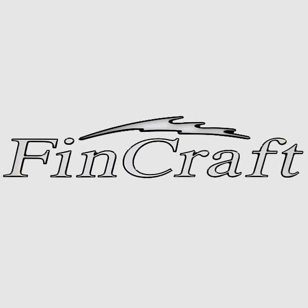 FinCraft Boat Raised Name Decal 19 Inch x 5 Inch by FinCraft