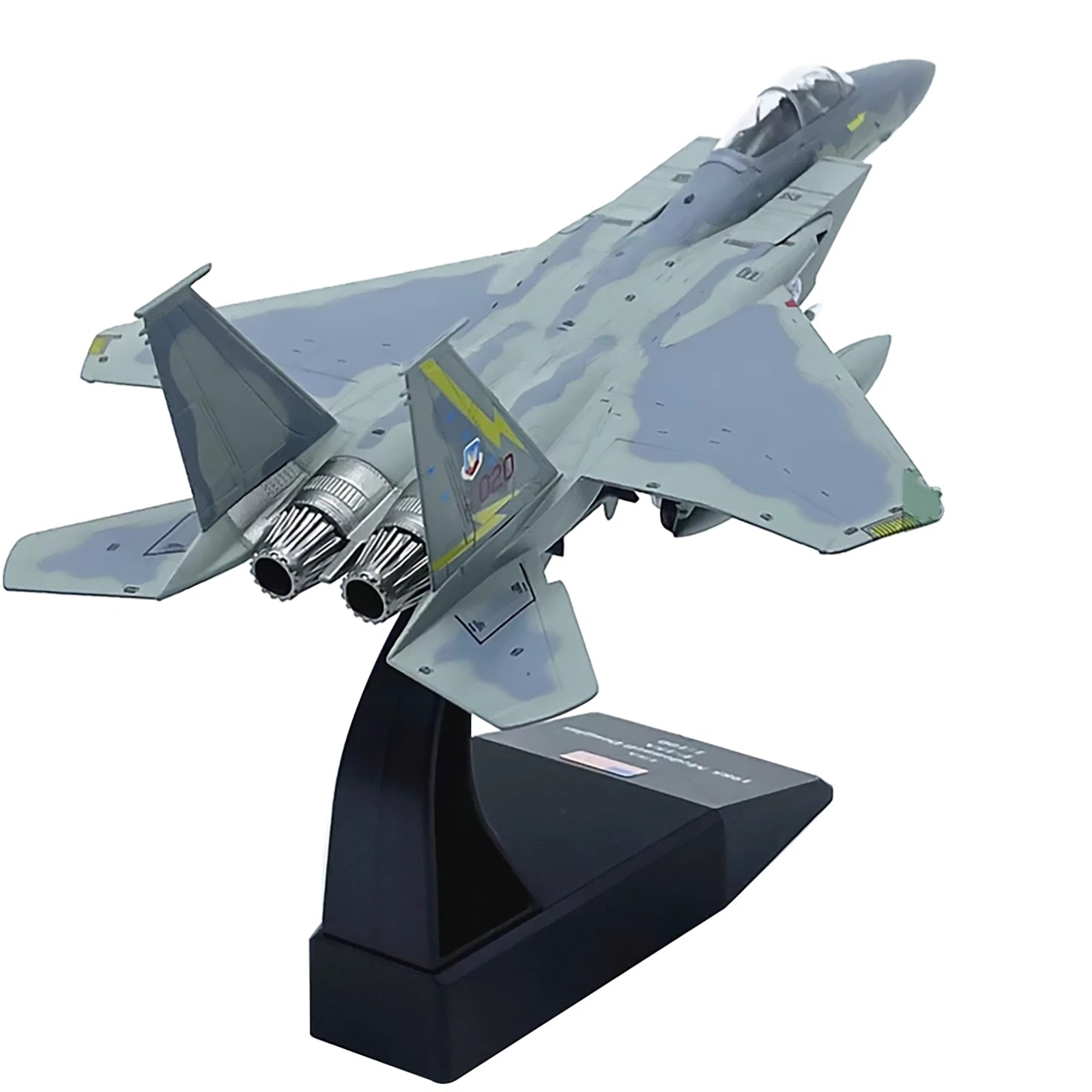 1/100 Scale American F15a F-15a Eagle Supersonic Fighter Jet Alloy