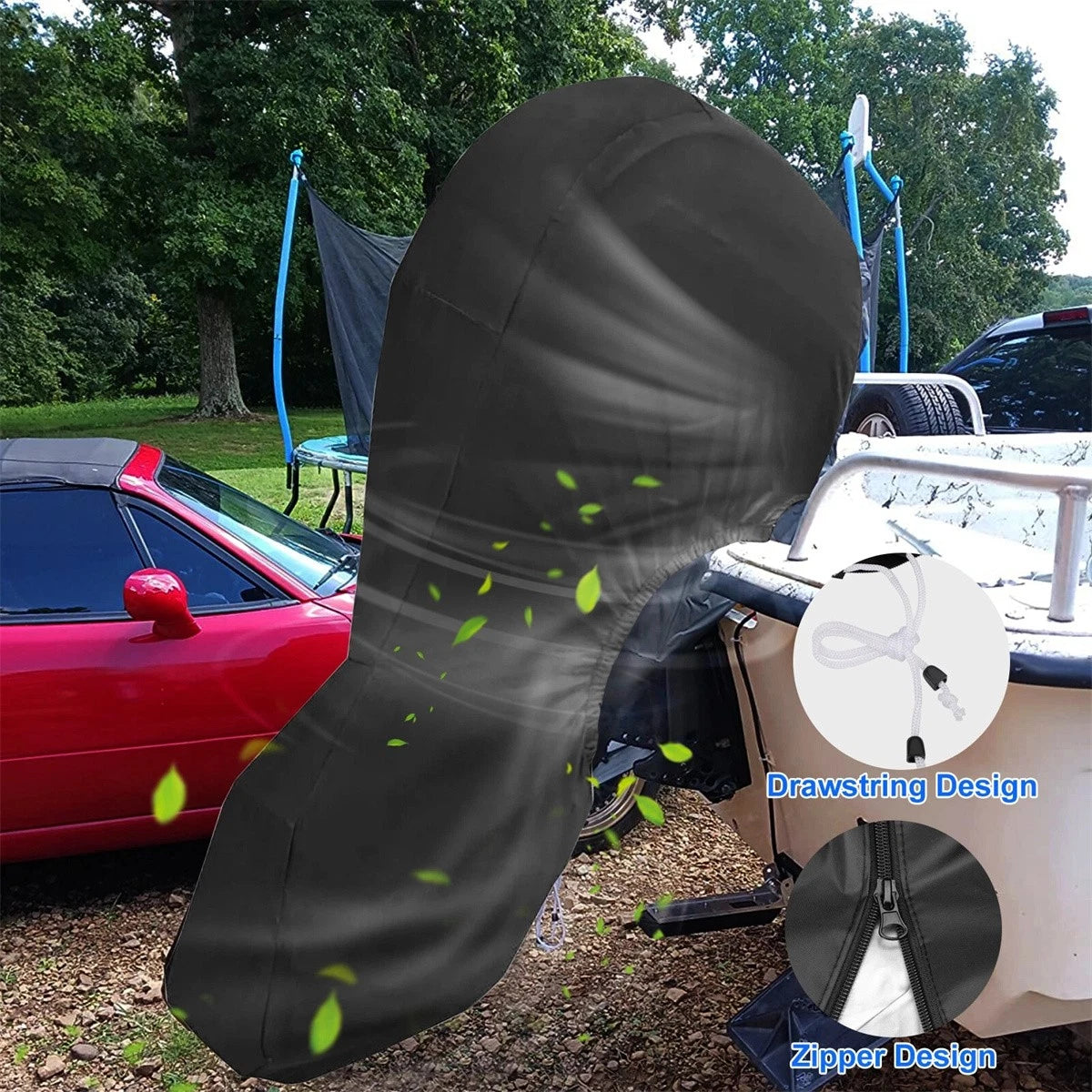 150-225 HP Outboard Motor Engine Cover for Universal Trailerable Boats