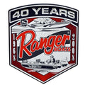 Ranger Boat Badge Decal 7616128 4 1/8 x 4 7/8 Inch by Ranger