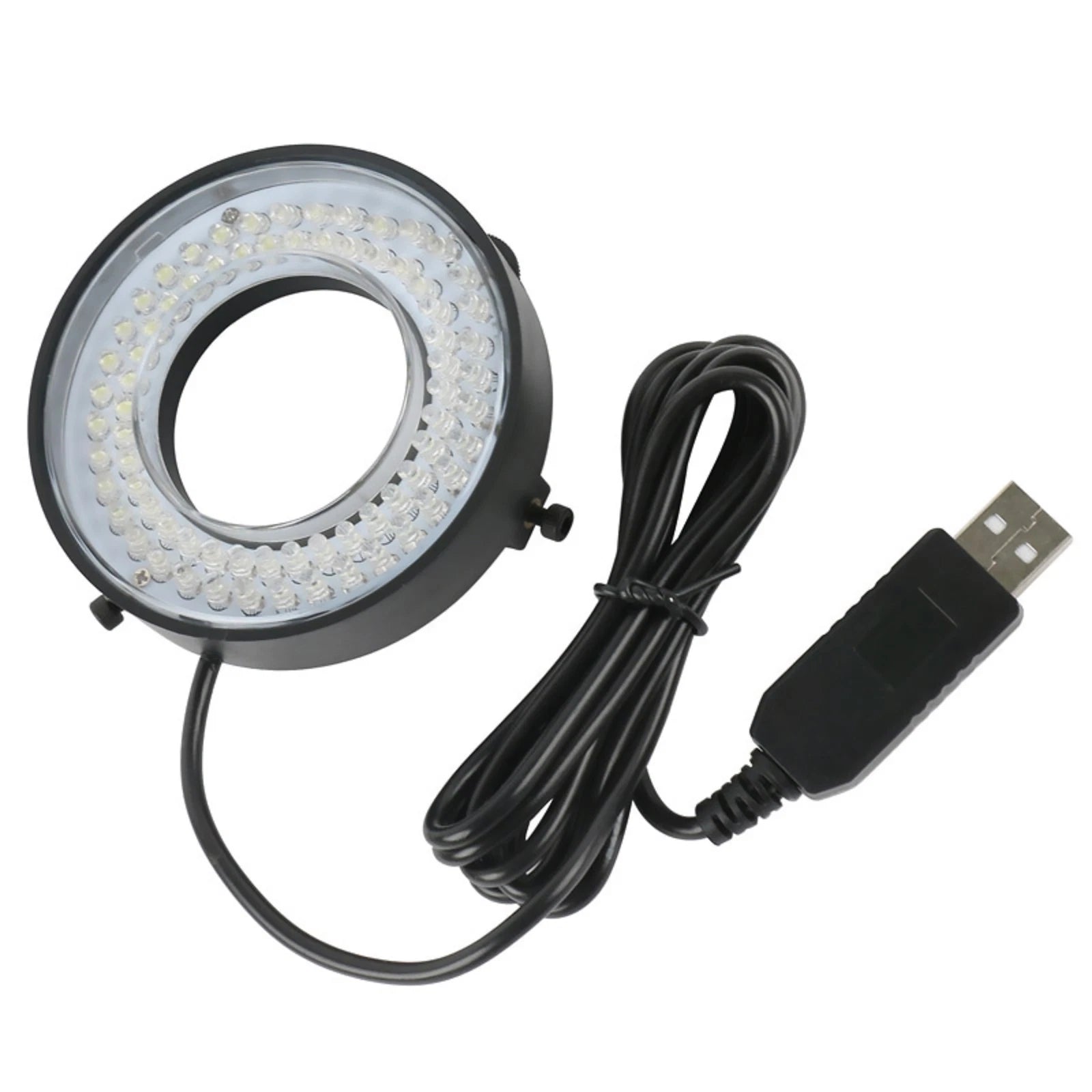 Microscope 72 Led Ring Light Usb 5V Adjustable Focus Dimmer