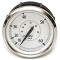 Faria Beede Boat Speedometer Gauge Newport Silver 3 1/4 Inch by Faria Beede