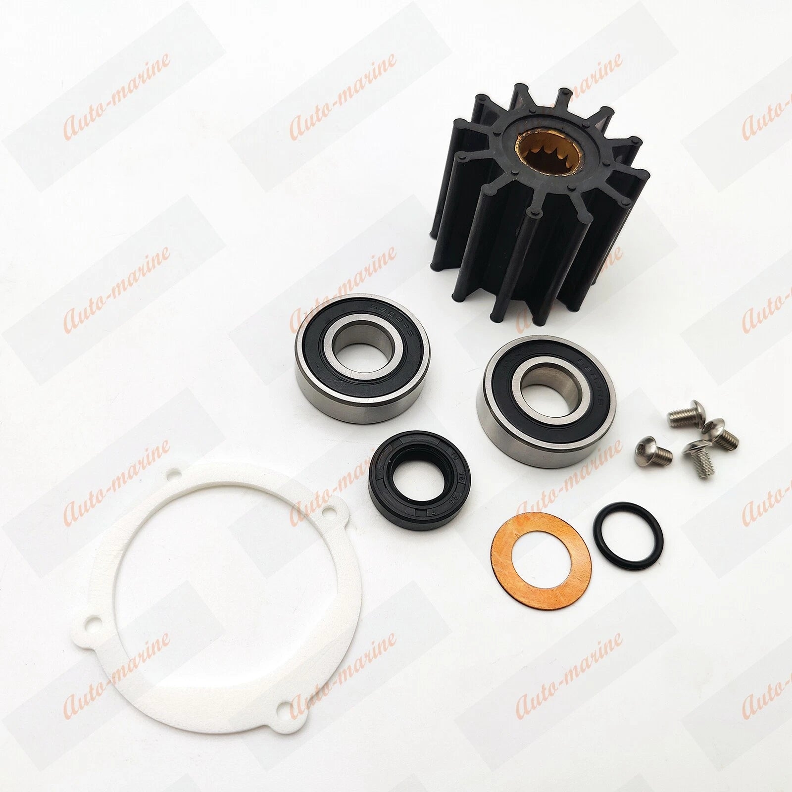 F6b-9 10-24232-1 09-812b-1 Sea Water Pump Repair Rebuild Kit Fit