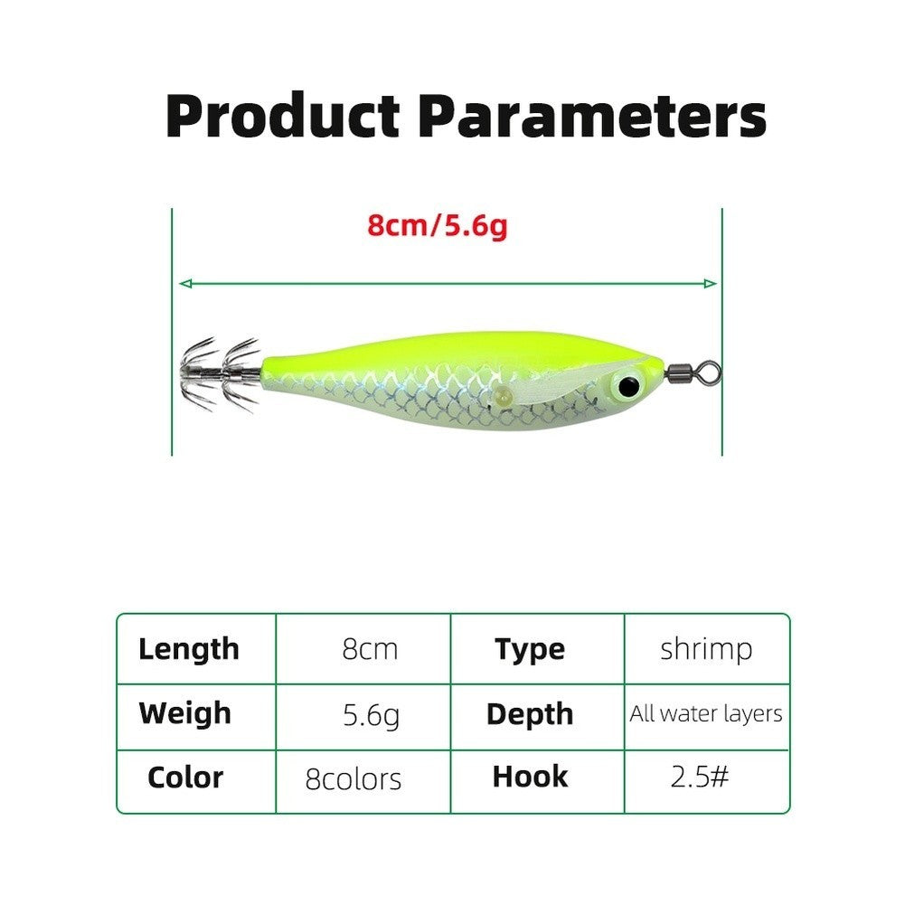 Fishing Shrimp Bait Compact Size for Bass