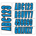 Boat Letters And Numbers Registration Stickers 4 Sets Of A-z &Amp;