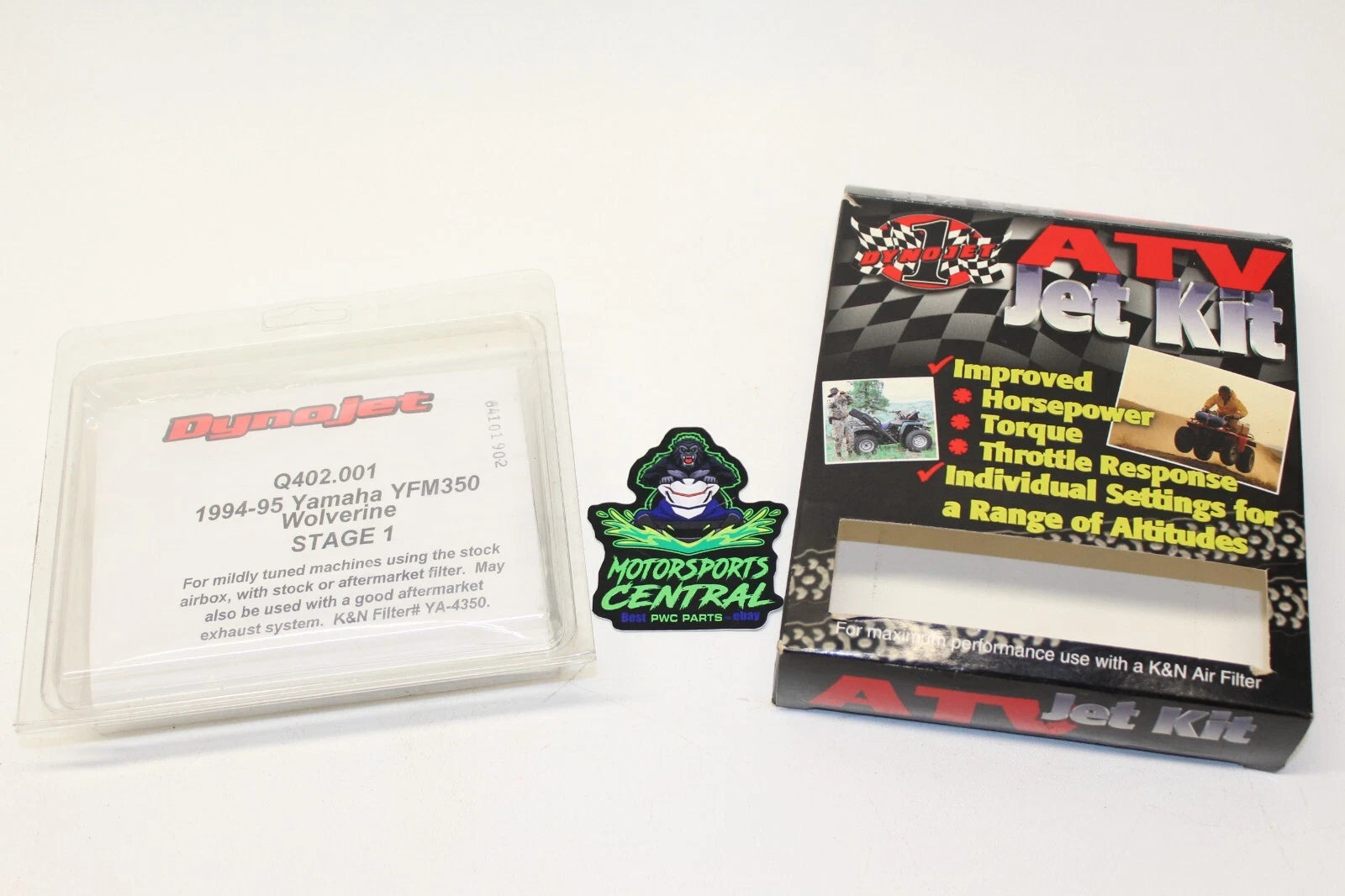 Dynojet Kit 94 95 Yamaha Yfm350 Wolverine 350 Dyno Jet Q402.001 Stage