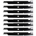 Qty 8: Notched Mower Blade - 18" X 5/8" Fits Toro Replaces 103-2528