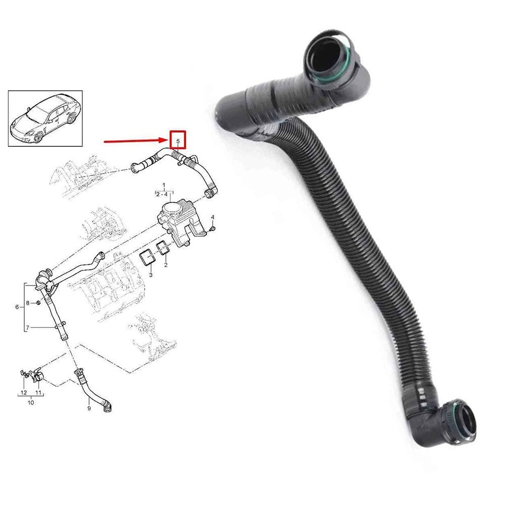 Engine Crankcase Vent Hose