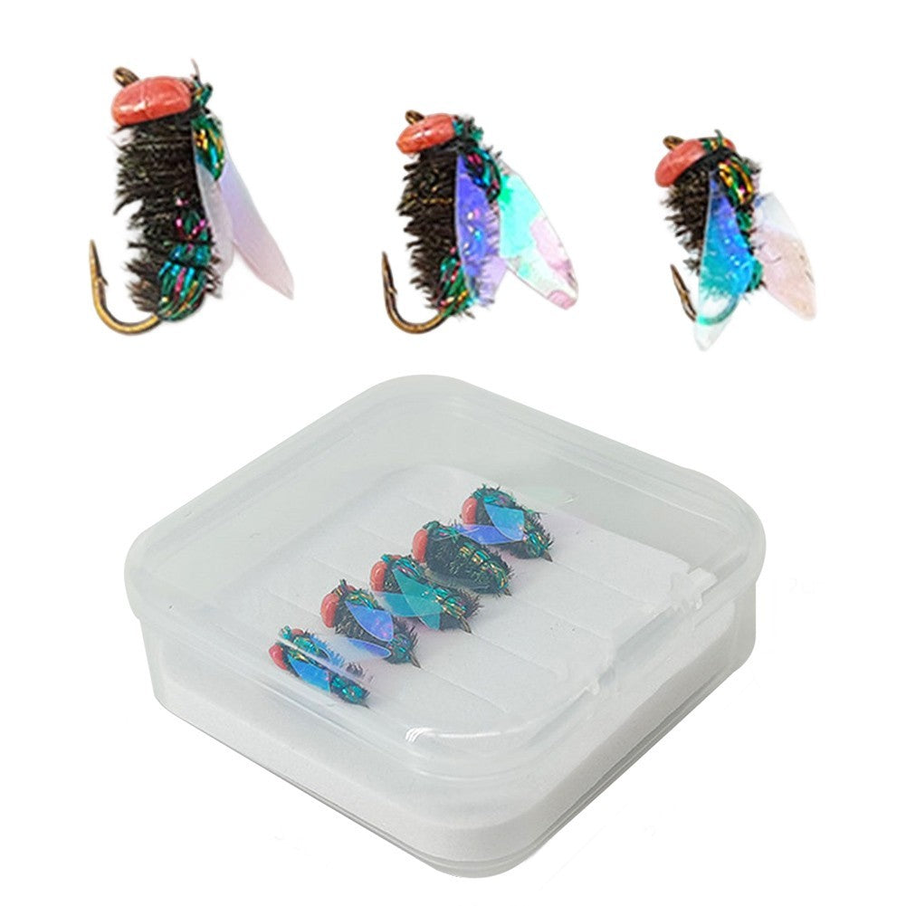 Brightly Colored Fly Bait for Attracting Fish
