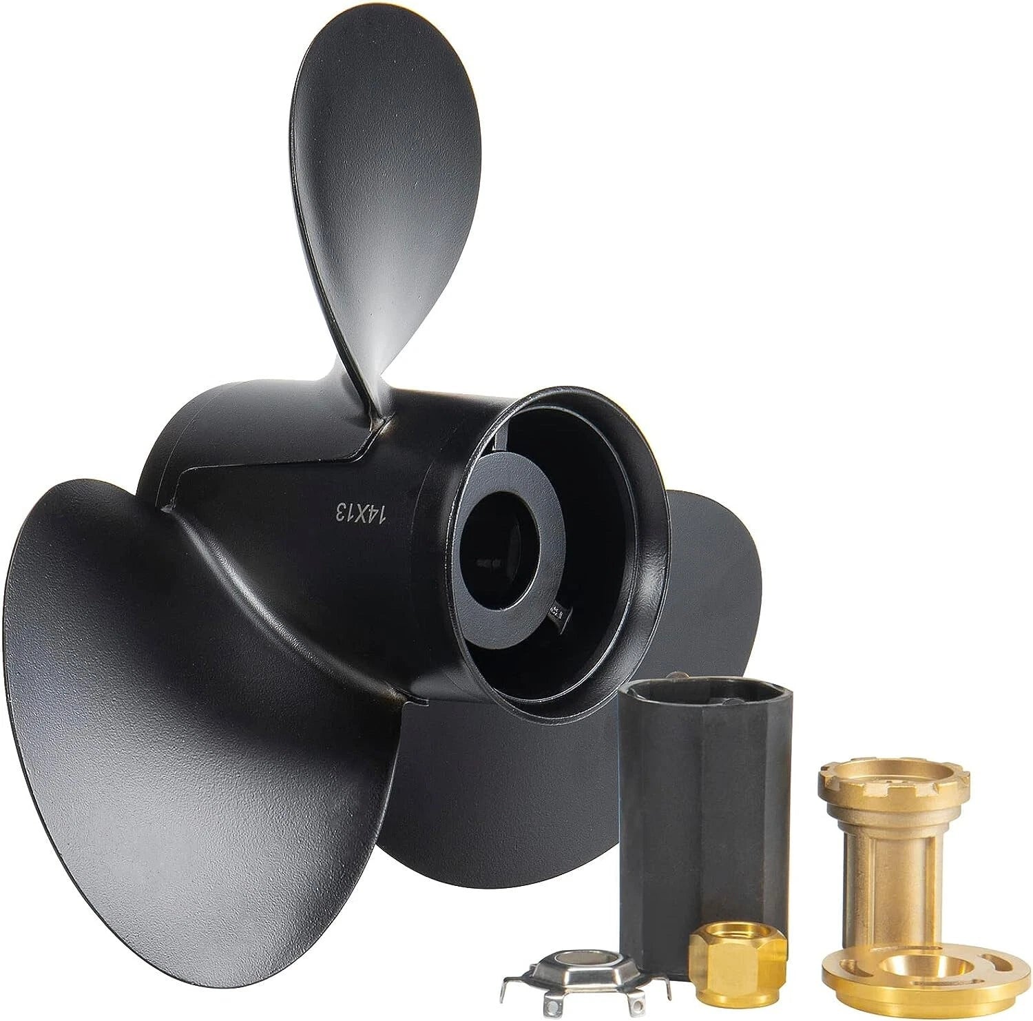 14 X 13 (Hub Kits Included) Outboard Propeller Fit Mercury 40-140hp