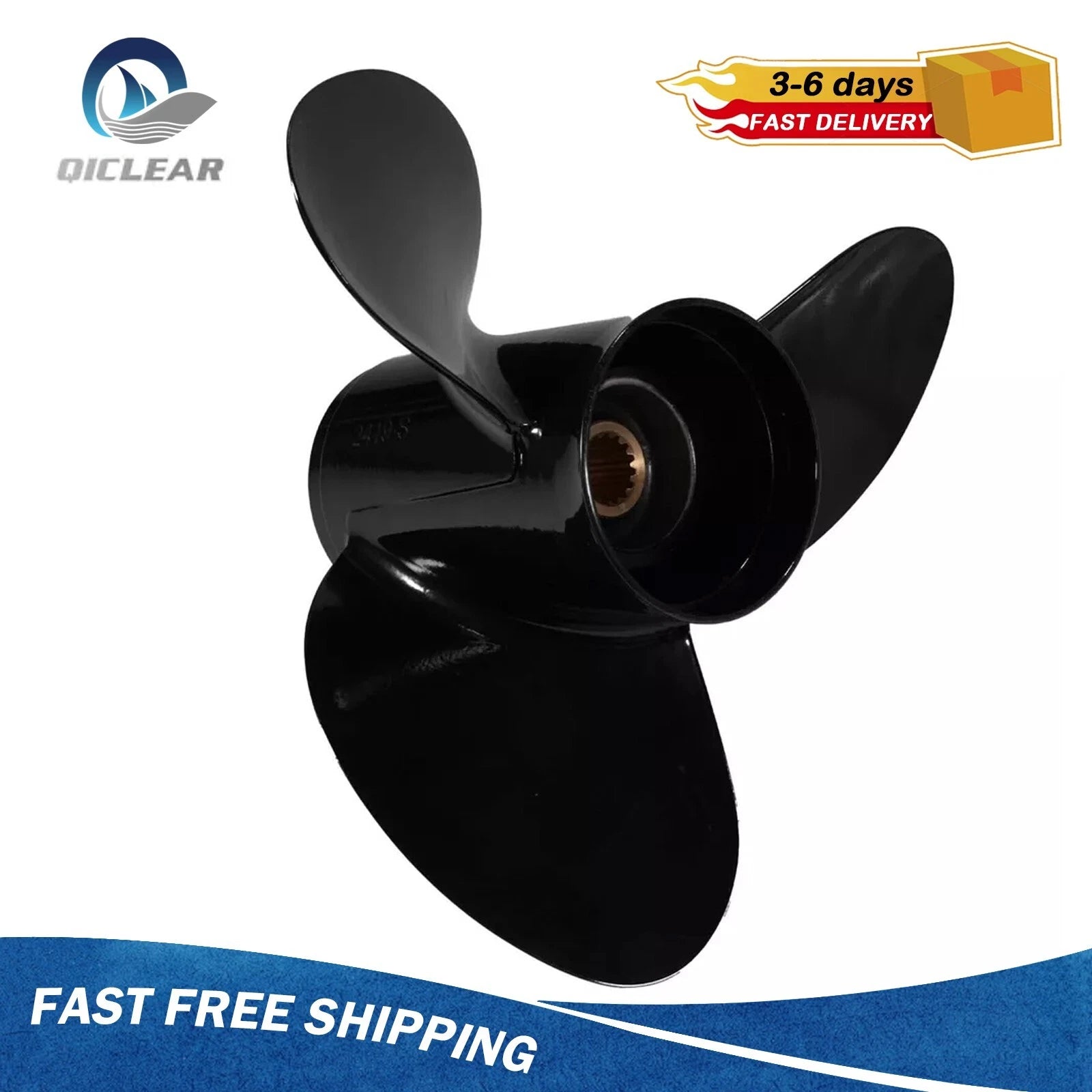 14 X 17 For Suzuki Outboard Boat Propeller Engines 50-140hp 15 Spline