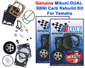 Genuine Mikuni Dual Carb Carburetor Rebuild Kit Yamaha Gp800 Gp800r