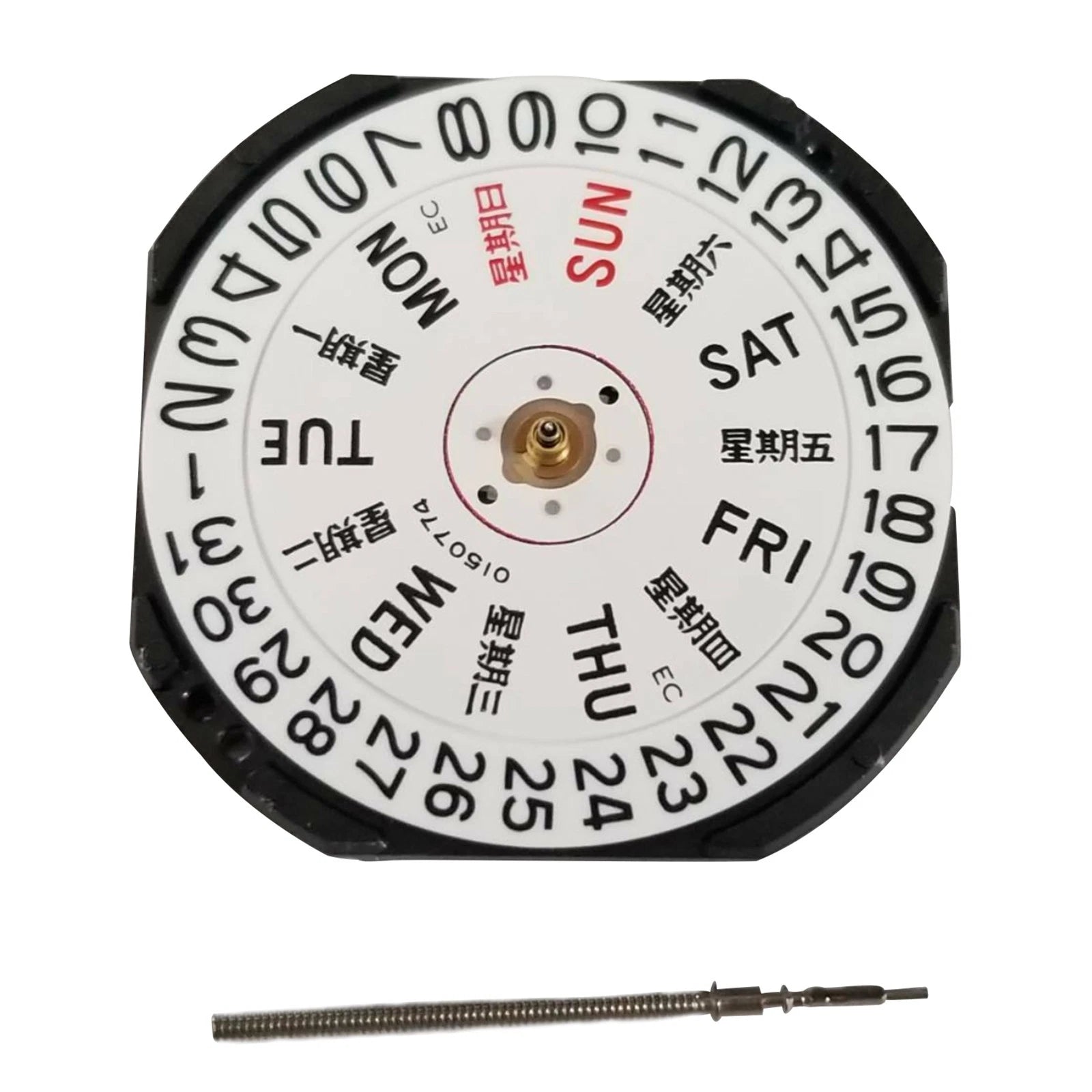 Original Quartz Watch Movement With Day Date For Seiko 7n43a V343