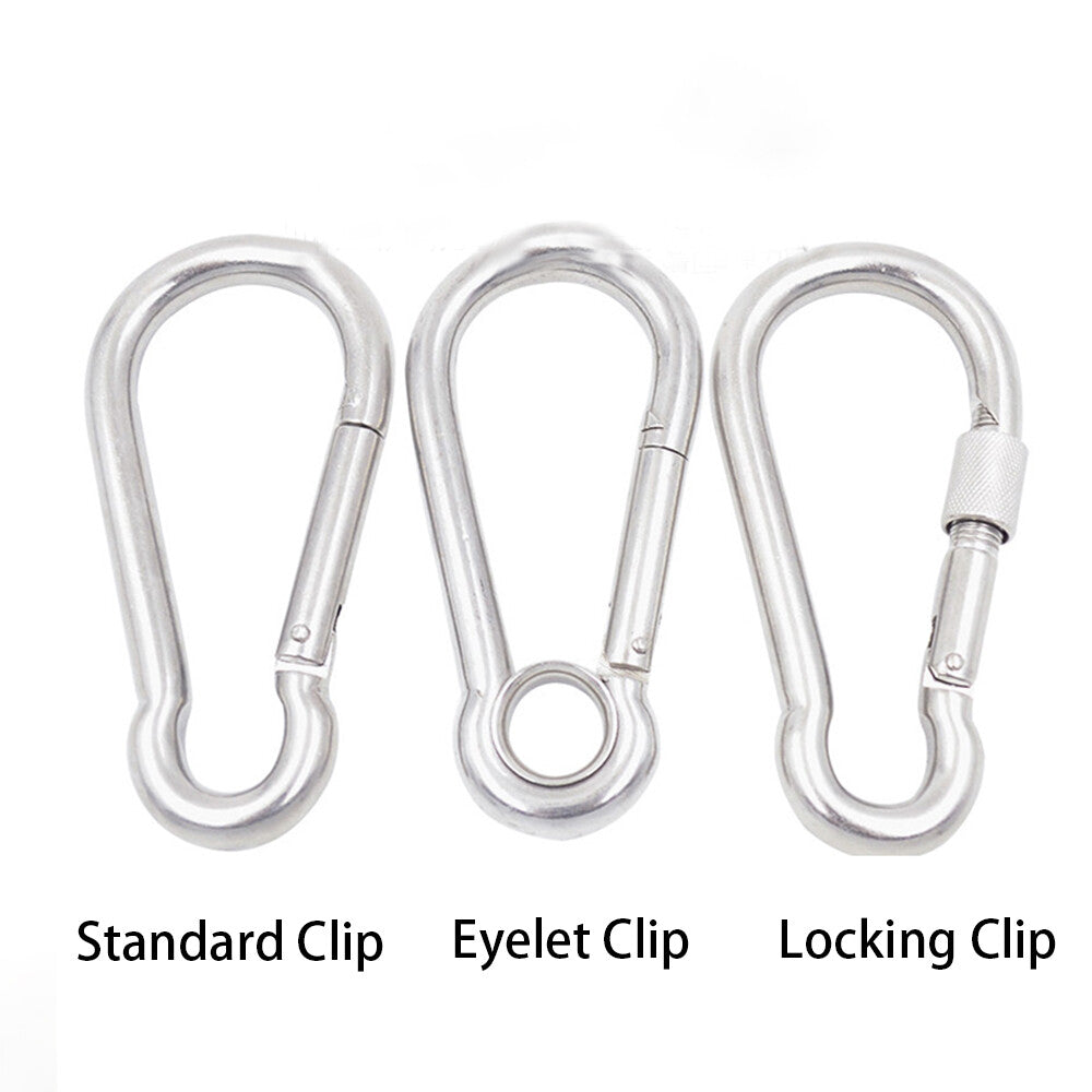 Stainless Steel Carabiner Snap Hook Clip