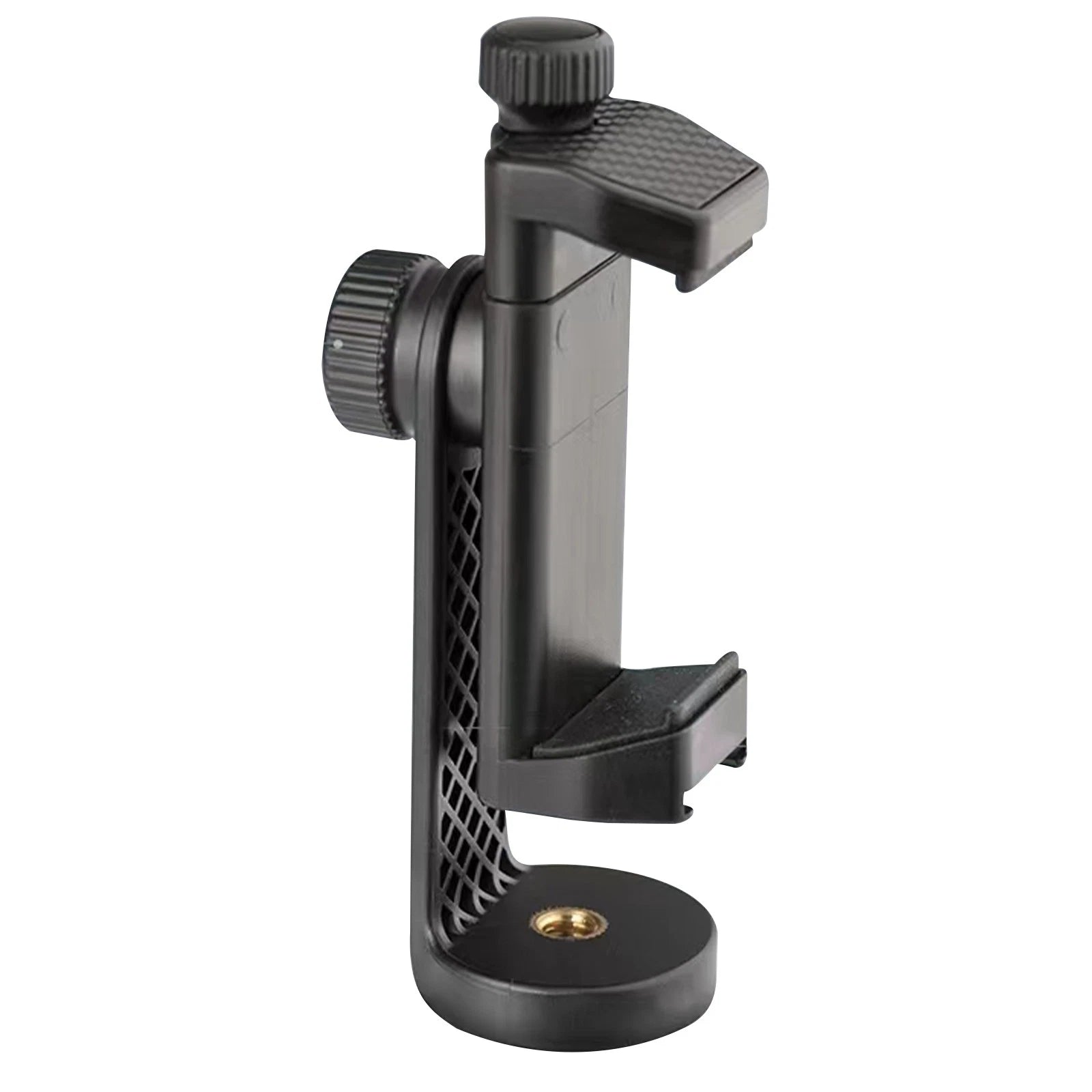 Abs Cell Phone Clip Holder With Cold Shoe 1/4" Mount For Smartphone