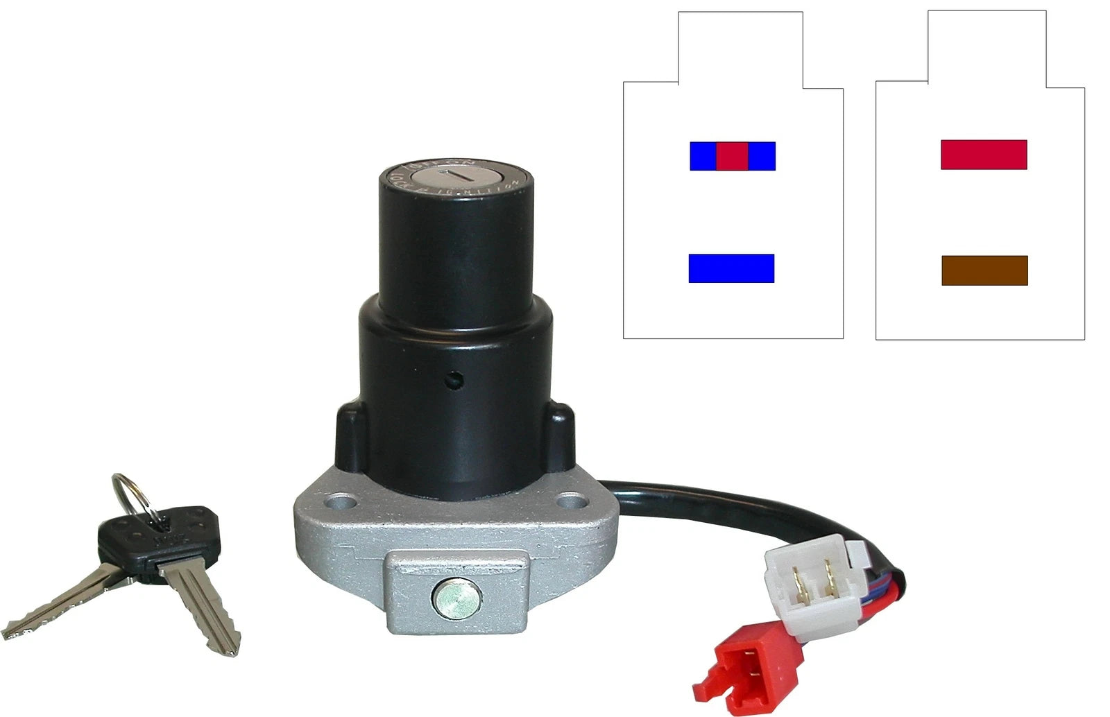 Ignition Switch For Yamaha Xj 700 1986 (0700 Cc)