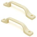 LPC Boat Grab Handle 480 9 1/4 Inch Off White Plastic Pair by LPC