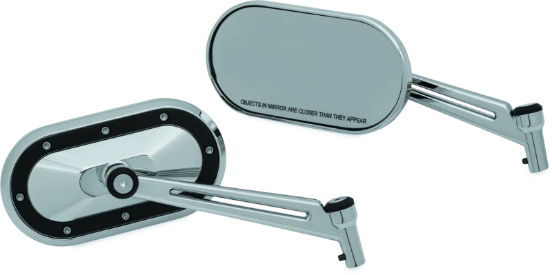 Kuryakyn Heavy Industry Mirrors Chrome/black For