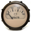 Faria Boat Volt Meter Gauge VP4076A Euro Beige 2 Inch by Faria
