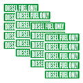 Diesel Fuel Only Vinyl Decal Sticker for 20X Turbo Waterproof Fuel Door