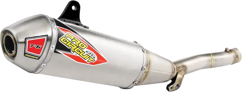Pro Circuit T-6 Stainless Steel Slip-on Exhaust With Usfs Spark