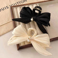 Pearl Bow Tie Hairpin Hair Clip