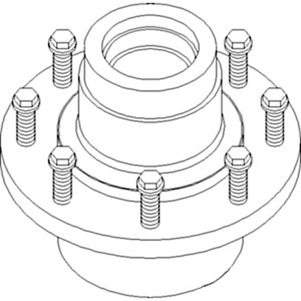 H94814 Rear Wheel Hub Fits John Deere Combine Cts 6620 7720 9400 9500