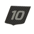 Raised Emblem Decal MasterCraft X10 Black Carbon Fiber by MasterCraft