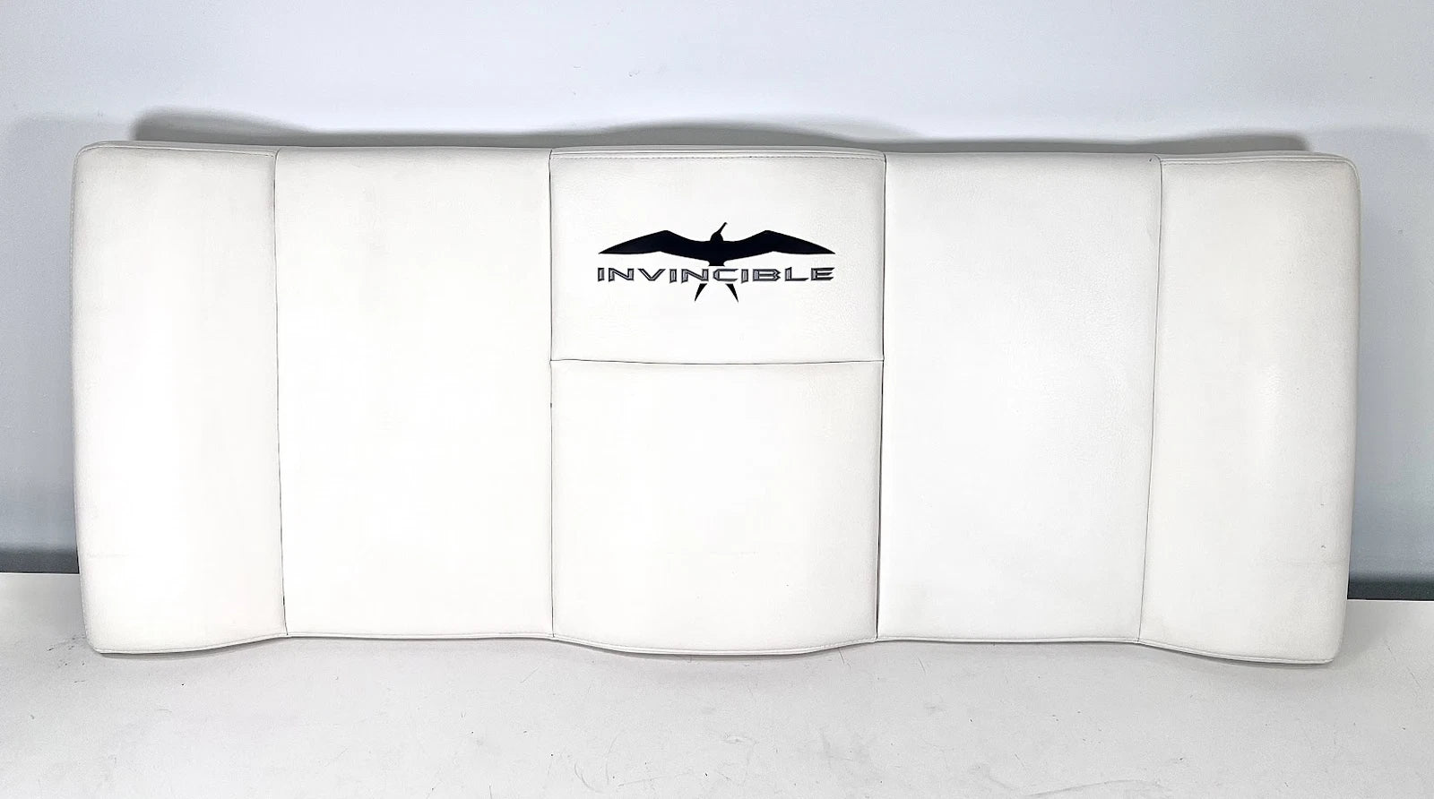 Invincible Boats, Backrest Cushion, 47in X 19in, Grey Invincible