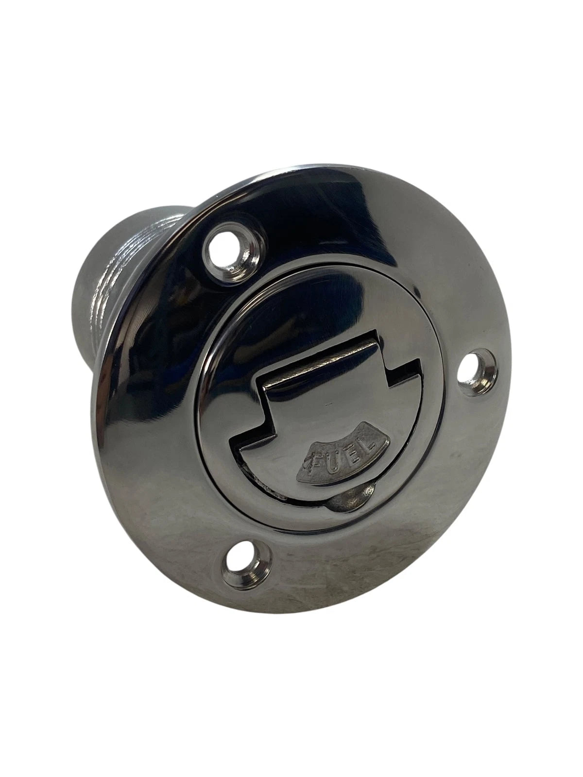 Isure Marine, 2" (50mm) Fuel Deck Fill Cap Keyless, Thru Hull Ss