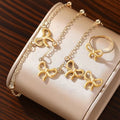 Bow Jewelry Set Lightweight Daily Wear